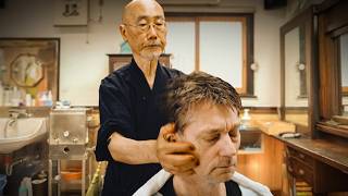 💈 Haircut, Hair Wash & Head Massage: Relaxing Japanese Barber Artistry In 1920s Yamaguchi Barbershop