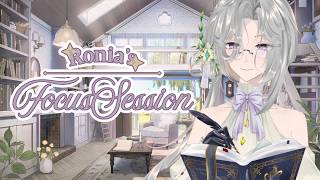 【Ronia's Focus Sessions 】午間作業｜Soft Talking ｜Virtual Library 【ENG/中/日本語】 screenshot 1