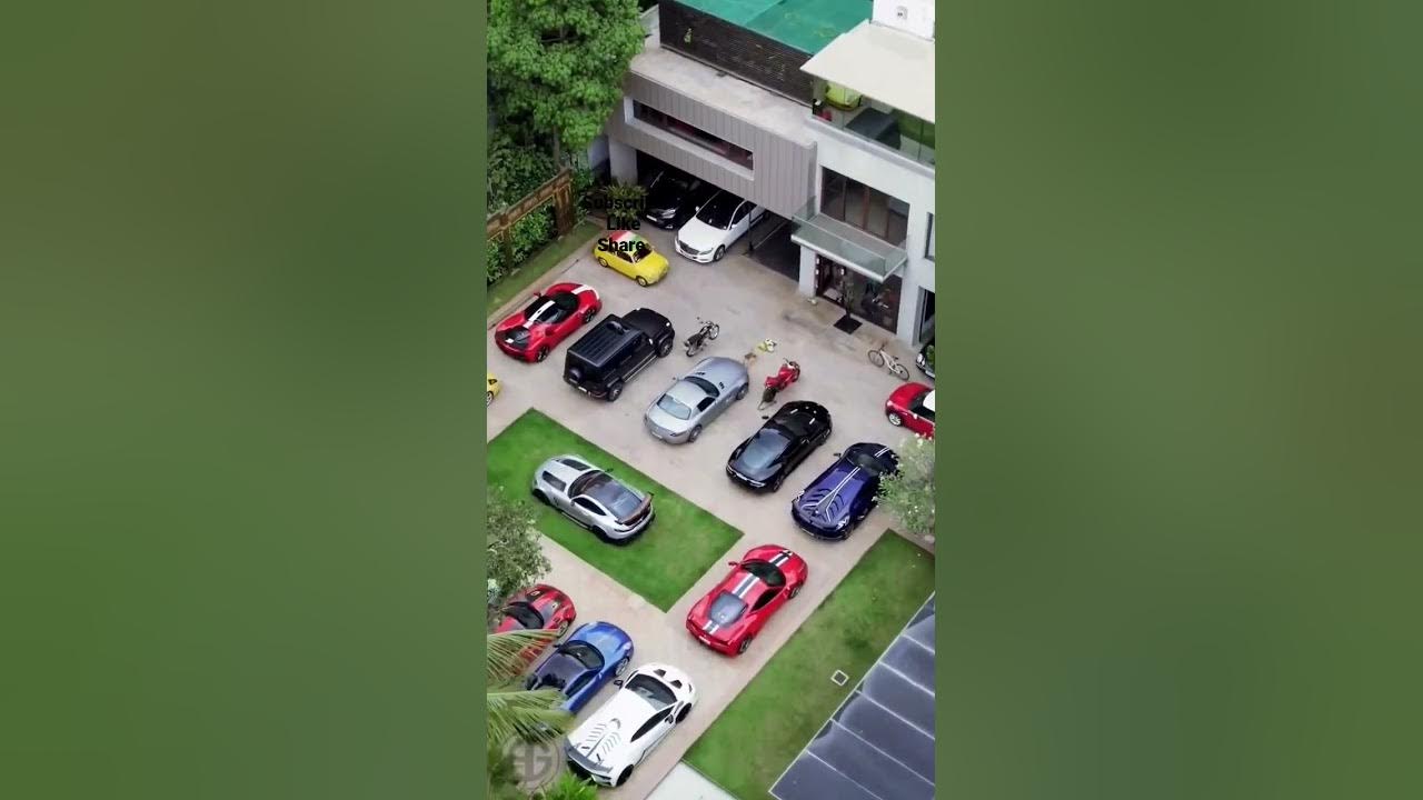 India one of the most millionaires car collection 500cr cars #shorts #car #viral #billionairemindset