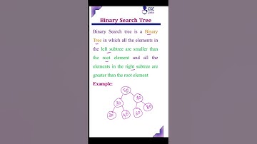 Binary Search Tree #cseguru #binarytree #binarysearchtree #binarysearch #shortsyoutube #shorts