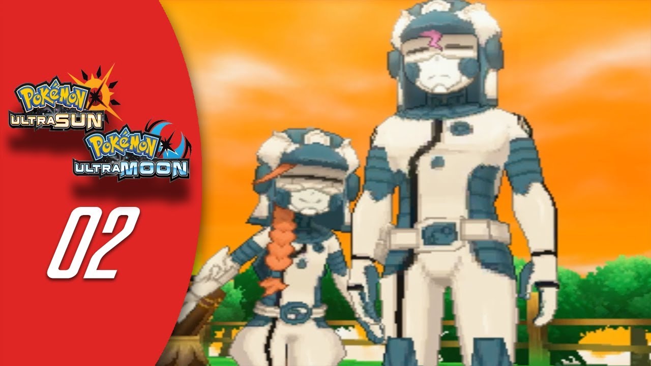 Pokemon Ultra Sun | Ultra Moon [Walkthrough #02] - Day 2 My Rival Hau ...