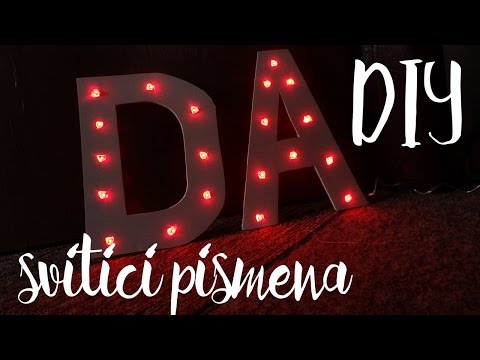 Video: Jak Vyrobit Lesklá Písmena