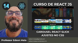 Curso de React JS Aula 14 Criar componente Carousel React Slick