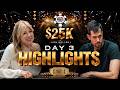 HIGHLIGHTS | $25,000 NLH High Roller | Day 3