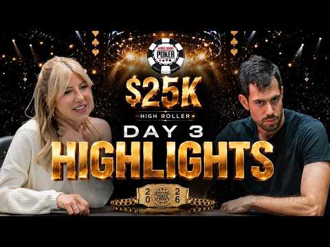 HIGHLIGHTS | $25,000 NLH High Roller | Day 3 Thumbnail