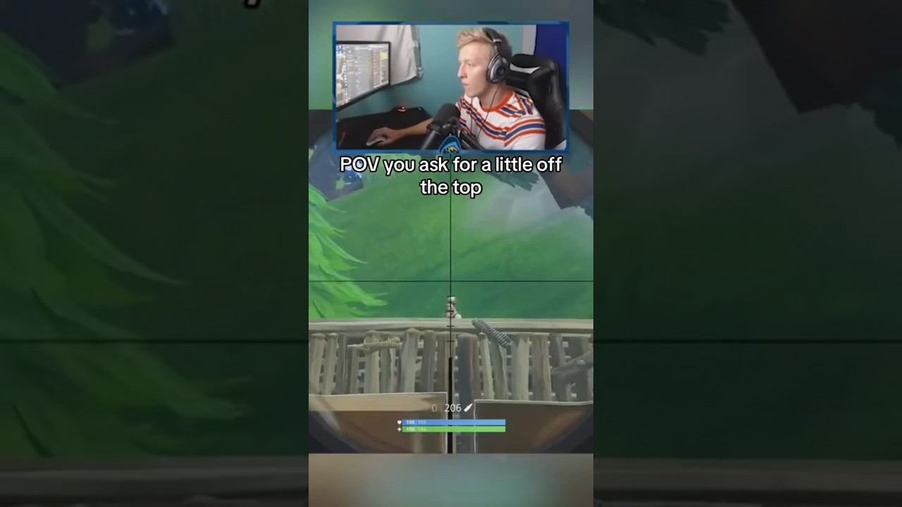 WHEN TFUE GAVE SOMEONE A HAIRCUT 😂