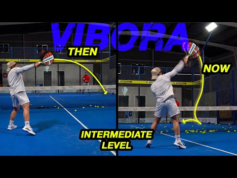 Vibora technique: wrist action and racket head speed