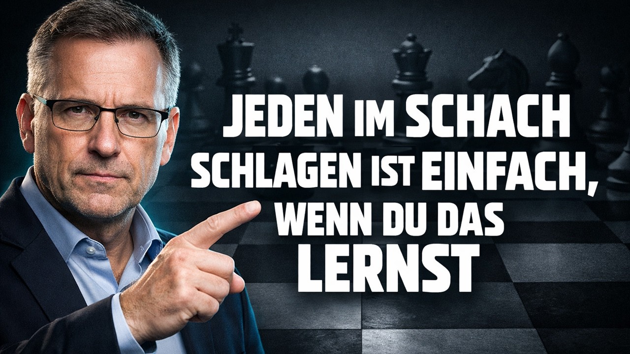 Jeden im Schach schlagen ist einfach, wenn du DAS lernst