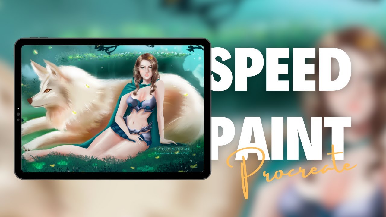 #1 PROCREATE PAINTING PROCESS | COMMISSIONED ARTWORK