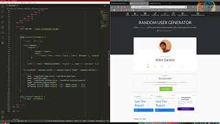 Javascript Ajax obtener datos desde una api usando Fetch, ejemplo de perfil de usuario sin librerías