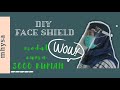 DIY Face Shield cuma 3000 rupiah😍