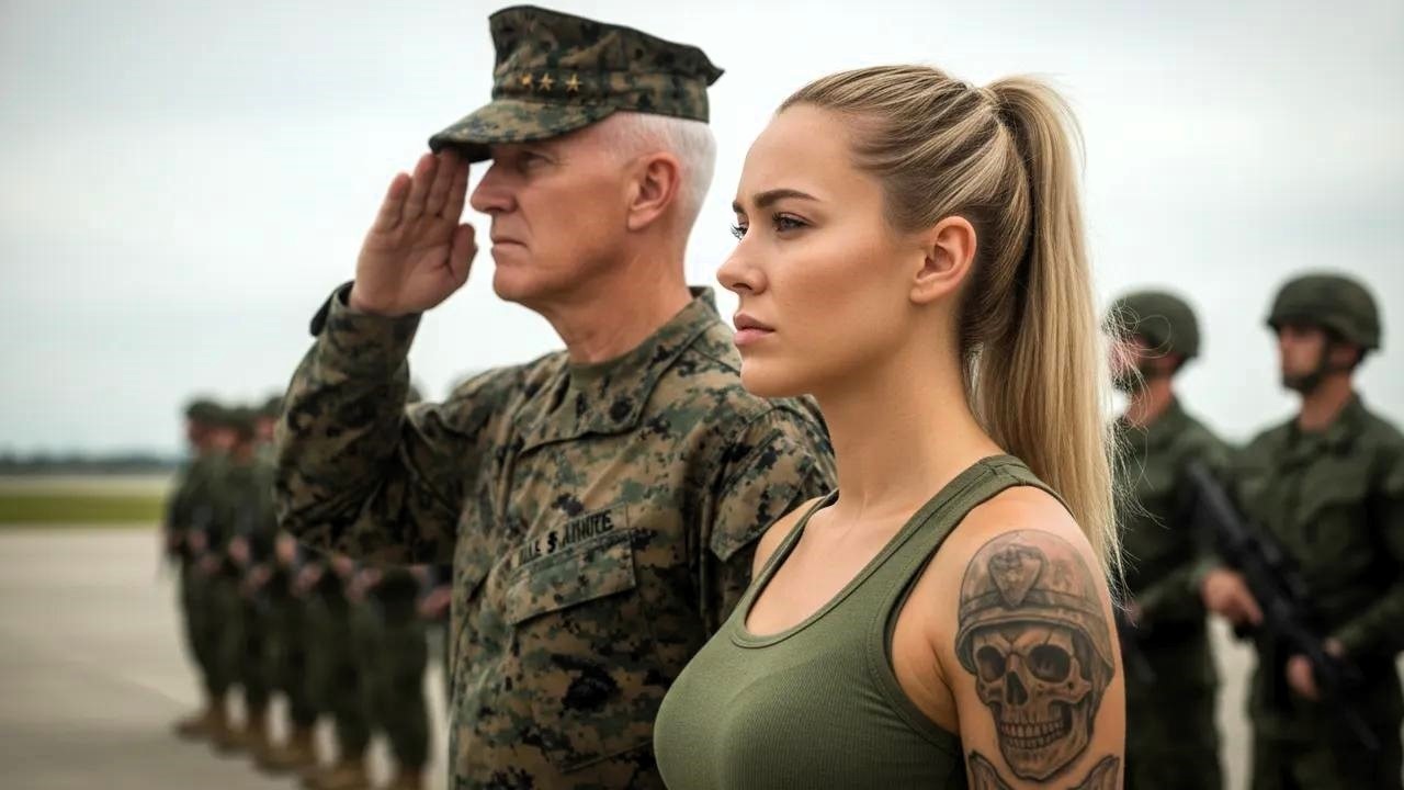 Generał zamarł, dostrzegając tatuaż kobiety – symbol jego zaginionej jednostki