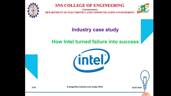 Understanding Intel: A Case Study