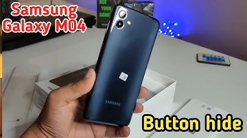 Back Button Setting In Samsung Galaxy M04, How To Hide Back Button In Samsung Galaxy M04,