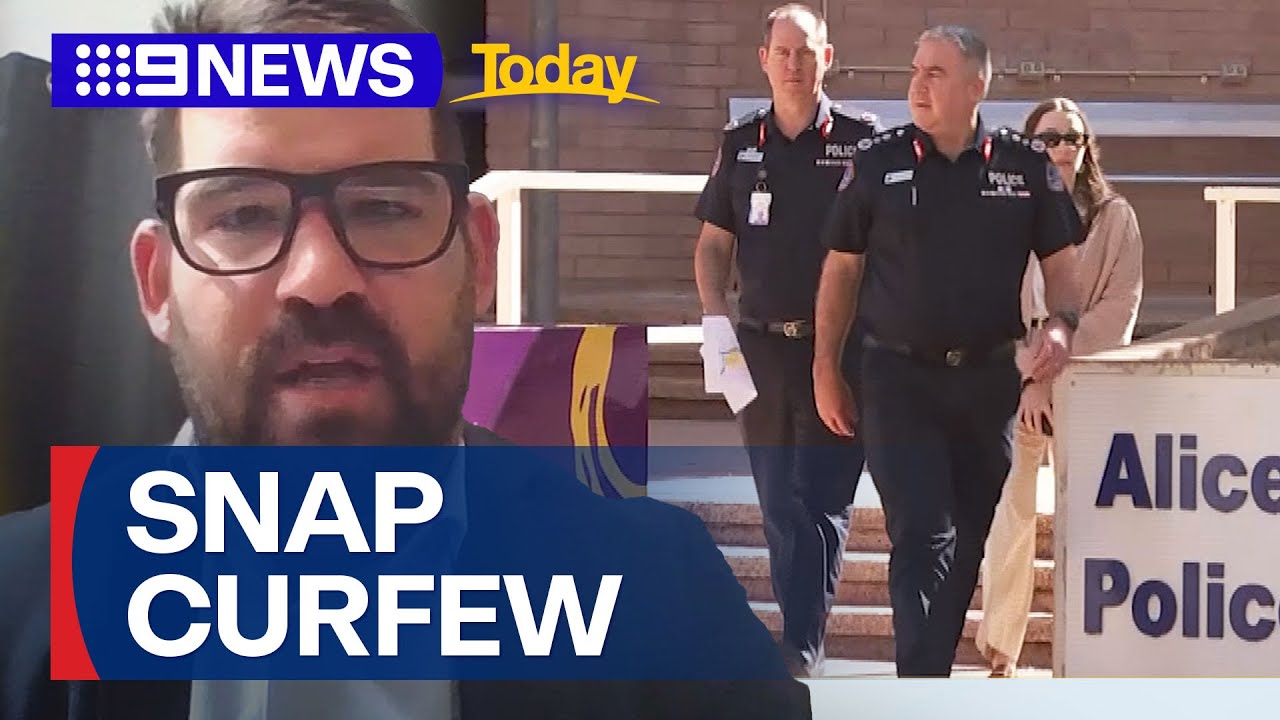 Snap curfew declared in Alice Springs after violent crime wave | 9 News ...