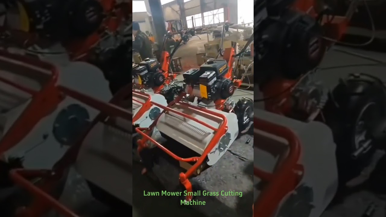 High-horsepower Hand-propelled Lawn Mower Small Grass Cutting Machine 