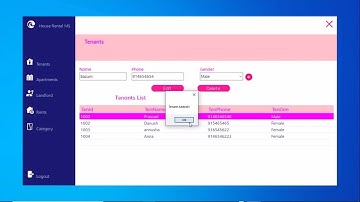 C# Full Project | House Rental Management