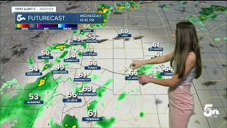 Cooler Temperatures and Rain Will Be in the Forecast the Next Few Days