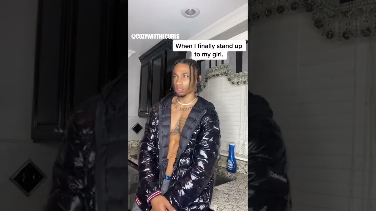Cozywitthecurls Standing Up To His Girlfriend Niahh Goes Wrong Shorts Fyp Foryou