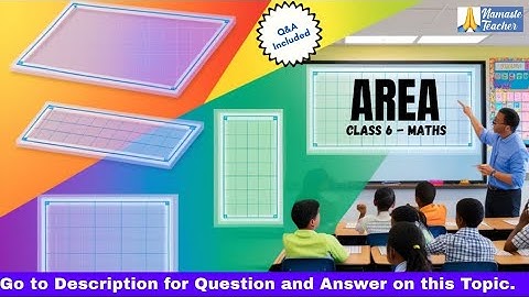 Class 6 Maths – Mastering Area Calculations | Definitions, Squares, Rectangles