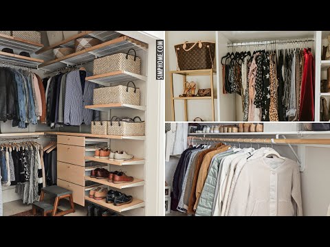 These closet organizers clear clutter and maximize my space