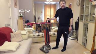 Review Demo Kirby Heritage 1 Turbo 1981 Inc. Turbo Brush Agitation Test.