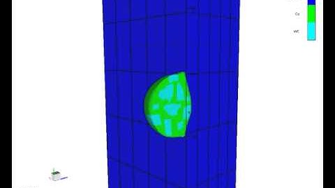 Numerical simulation of single WC-Co  particle impact