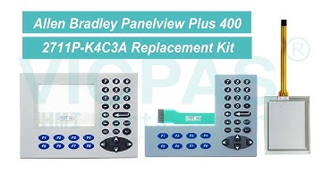 How to Repair 2711P-K4C3A Panelview Plus 400 Terminals Keypad?