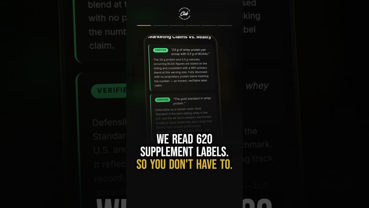 We Read 620 Supplement Labels So You Don't Have To: What Changed at Super Achiever Club