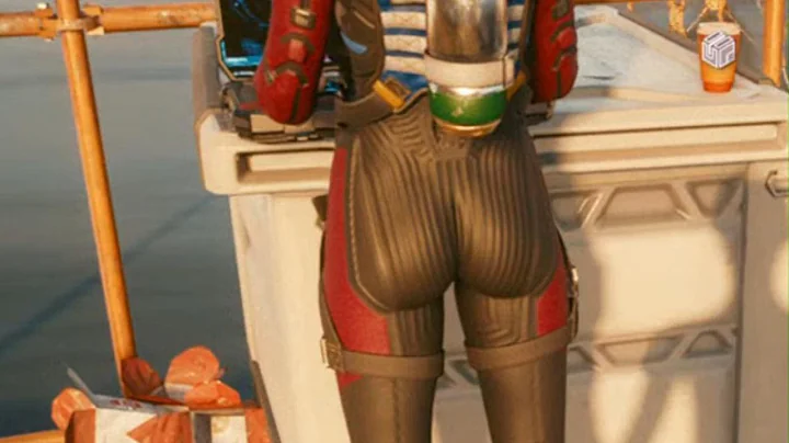 Cyberpunk 2077 Judy reacts to you looking at her b...