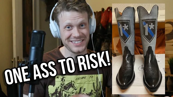 1* (ONE ASS TO RISK) Custom Cowboy Boots from BNV BOOTS!