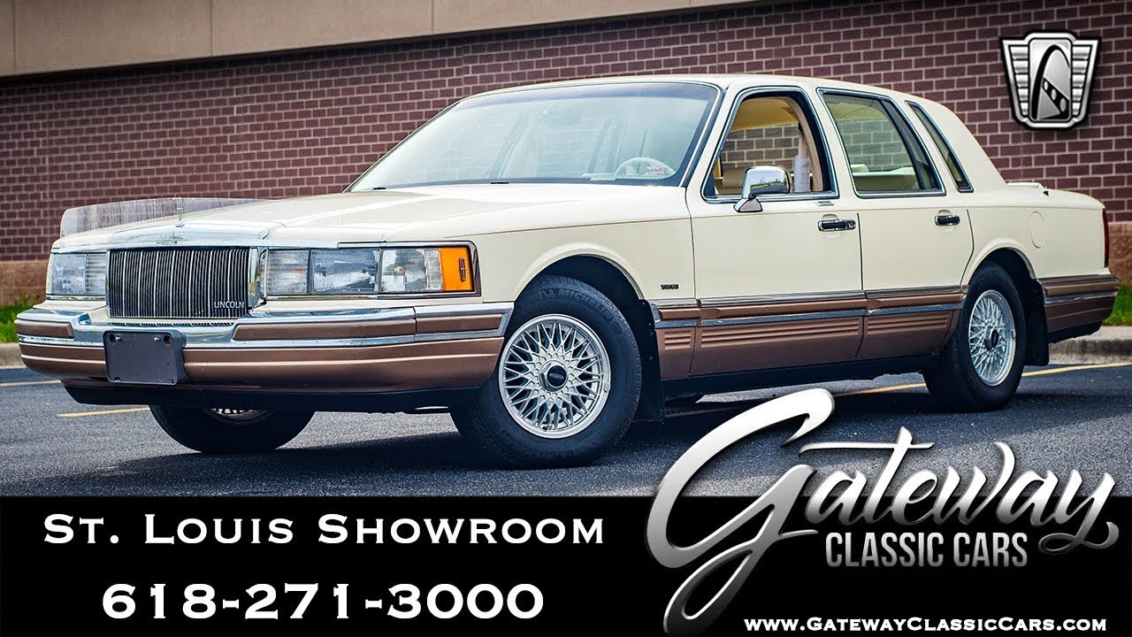 1990 lincoln town car cartier