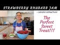 Homemade Strawberry Rhubarb Jam!!! With Canning Instructions