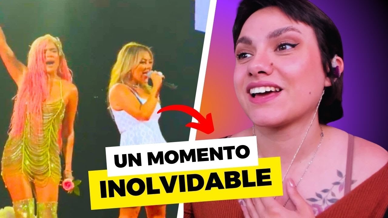 MOMENTO HISTÓRICO! | KAROL G, AMAIA MONTERO - ROSAS (en vivo en el Bernabéu) | Reacción y análisis