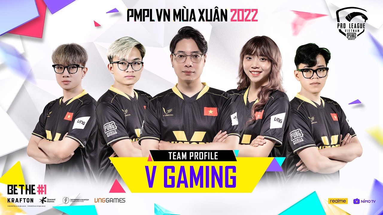 V GAMING – TEAM PROFILE PMPL VN MÙA XUÂN 2022 | PUBG MOBILE