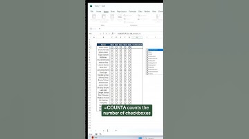 Create Automatic Attendance Sheet in Excel..... #excel #ytshorts #trendingshorts #videoshort