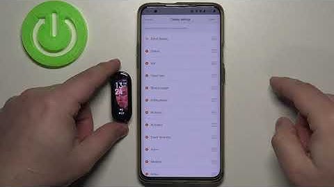 How to Customize XIAOMI Mi Band 6 Menu – Personalize Apps Menu