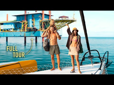 72 Hours at the World’s BEST Dive Resort! (Converted Oil Rig)