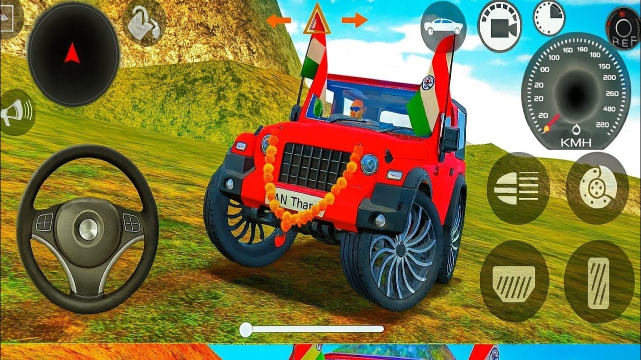 Modified Mahindra Thar😈Games:Indian Thar (Gadi Wala Games) Car Game Android Game - Android Gameplay