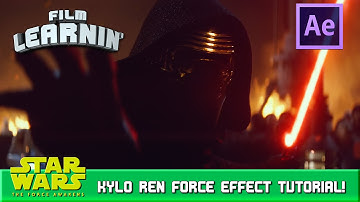 Kylo Ren Force Stops Blaster After Effects Tutorial! | Film Learnin