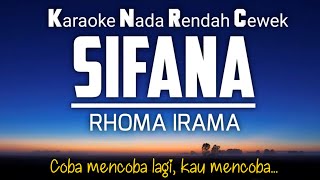 Sifana - Rhoma Irama Karaoke Nada Rendah Cewek ‼️