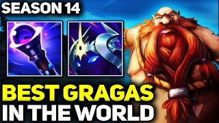 RANK 1 BEST GRAGAS IN SEASON 14 - AMAZING GAMEPLAY! | League of Legends