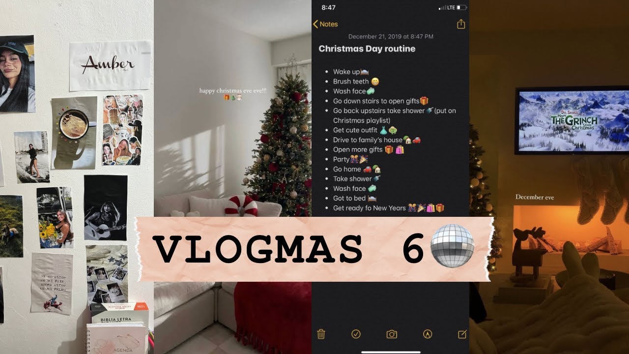 Mi rutina de noche versión navideña,decoración,mascarilla 