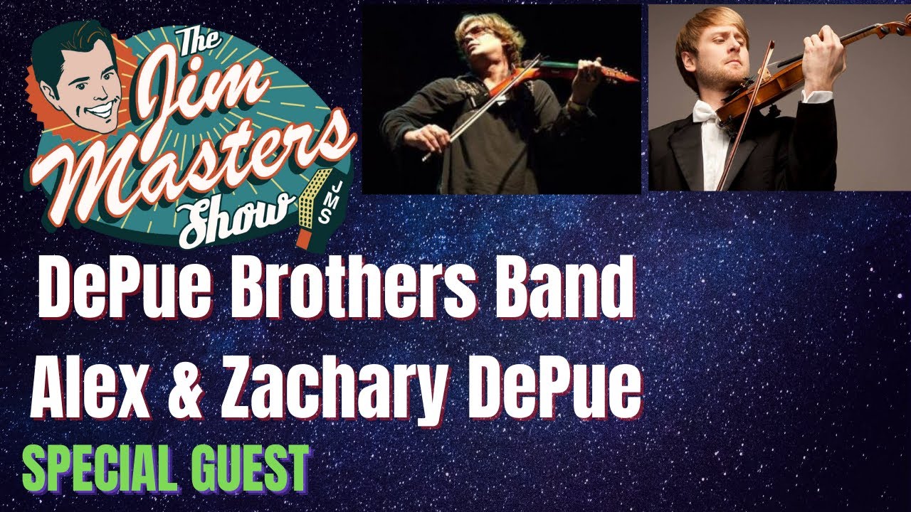 Alex DePue Zachary DePue, DePue Brothers Band Performance and Chat on The Jim Masters Show LIVE