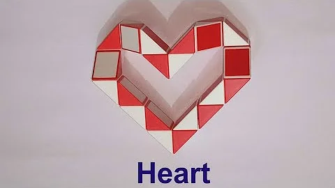 Make a Simple Heart Pattern with Snake Cube