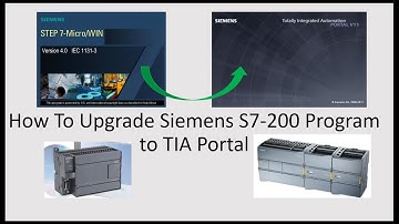 U03. How to Upgrade Siemens S7-200 to S7-1200, Migrate Micro/WIN Program to TIA Portal