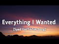 Billie Eilish - Everything I Wanted (Sped Up/Lyrics) If I could change the way that you see yourself