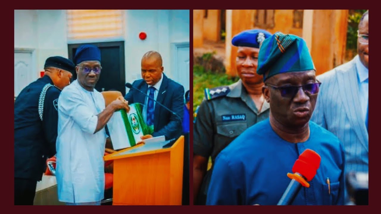 Drama as New Edo Governor Struggles to Pronounce Budget Amount at State ...