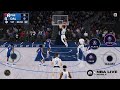 EA sports NBA live mobile gameplay