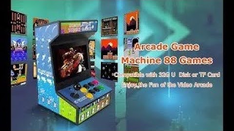 DOYO 10.1 inch LCD Arcade Classic Game Machine Rechargeable Video Game Player with Built in 88 Games